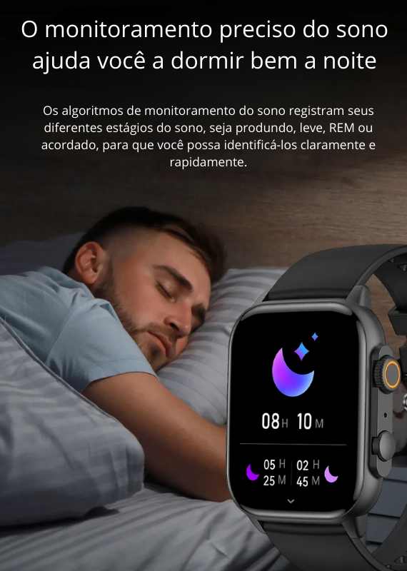 Relógio Smartwatch Ultra Série 8 - COLMI C81 2.0'' AMOLED - À Prova D'Água