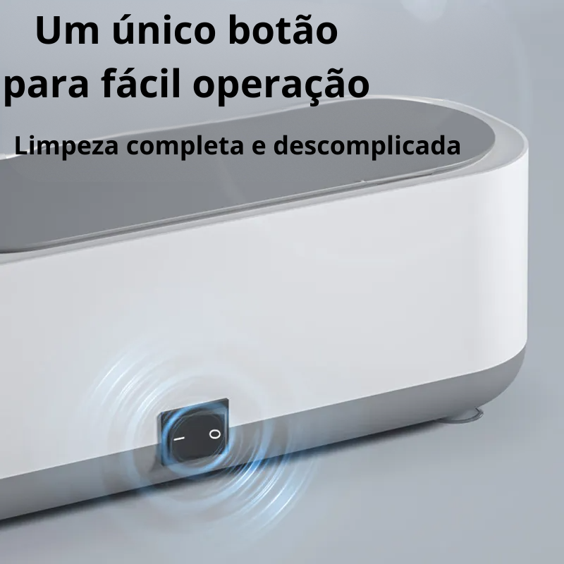 Máquina de Limpeza Ultrassônica - Alta Frequência - Jóias,  Bijuterias, Acessórios, Pincéis, Óculos, Chaves